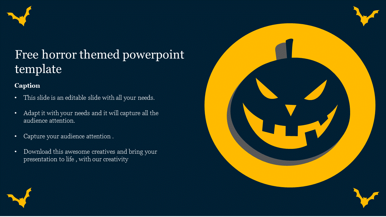 free horror themed powerpoint template